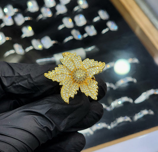 Local Made Fashion Fancy Floral Rings
