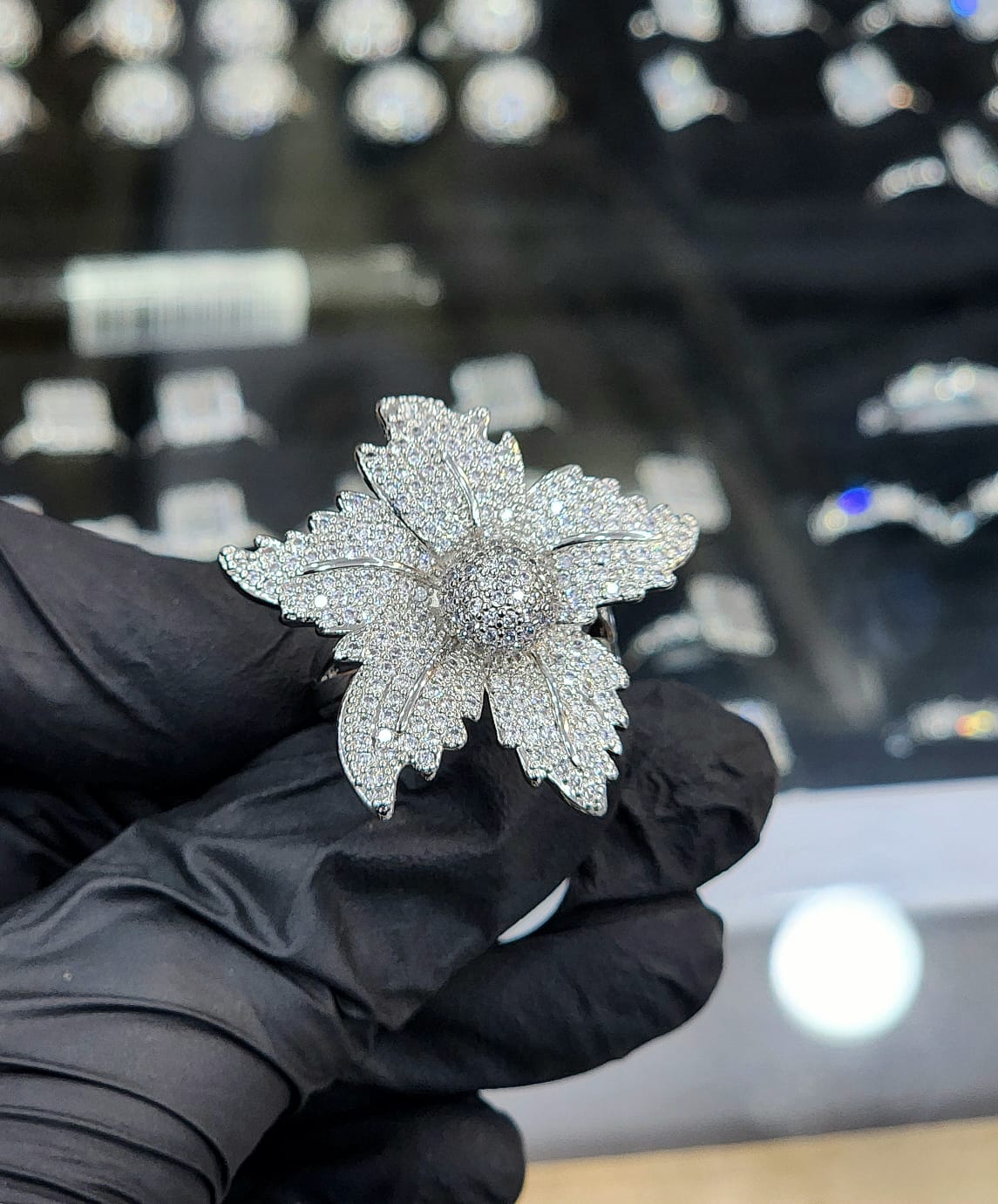 Local Made Fashion Fancy Floral Rings